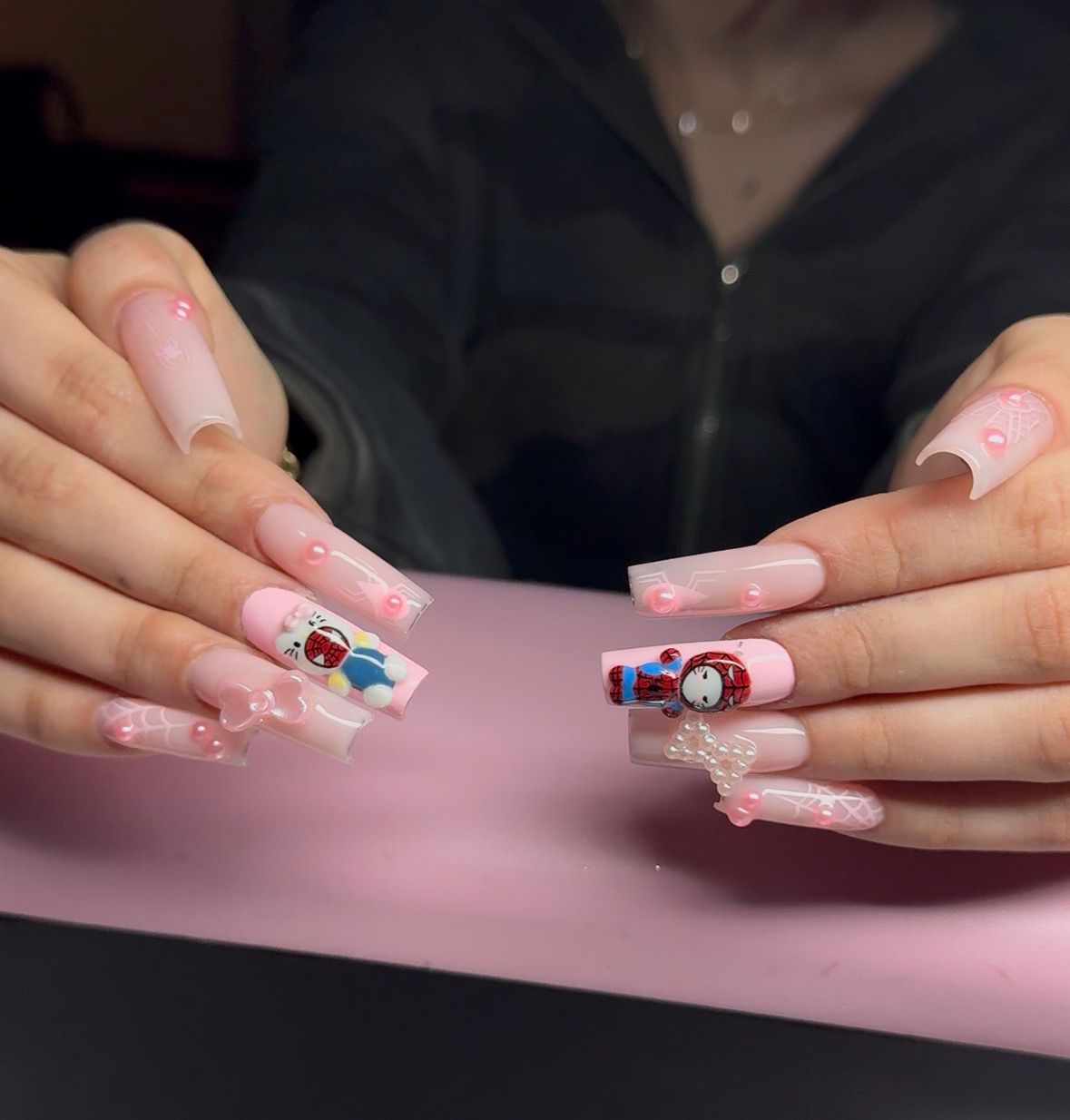 Crystal Glamour nail design 1